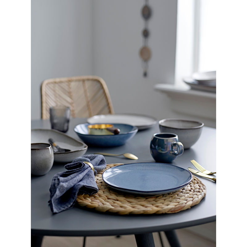 Bloomingville Sandrine Servies Set, Blauw, Aardewerk