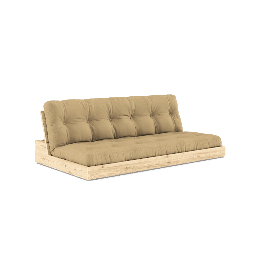 Karup Design BASE KLARE LACKIERT W. 5-Schicht GEMISCHTE MATRATZE WEIZEN BEIGE