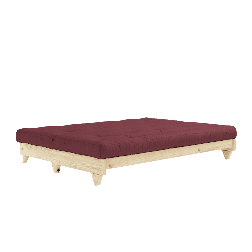 Karup Design FRESH CLEAR LACQUERED W. FRESH MATTRESS BORDEAUX