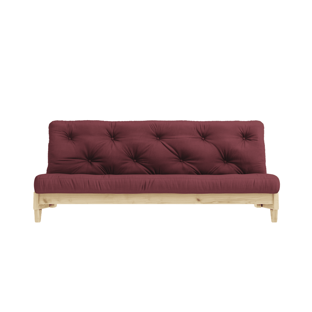 Karup Design FRESH CLEAR LACQUERED W. FRESH MATTRESS BORDEAUX