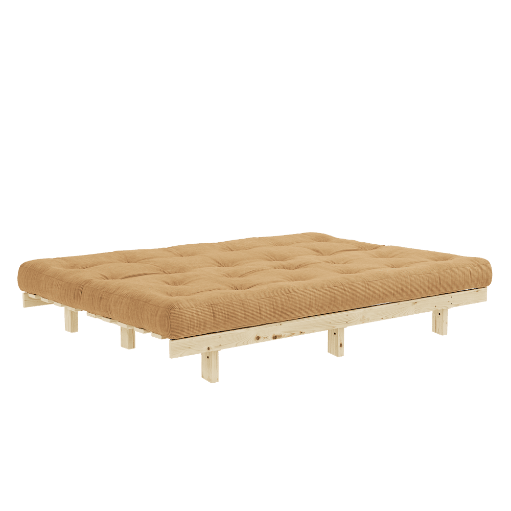 Karup Design LEAN RAW W. 5-LAYER MIXED MATTRESS FUDGE BROWN