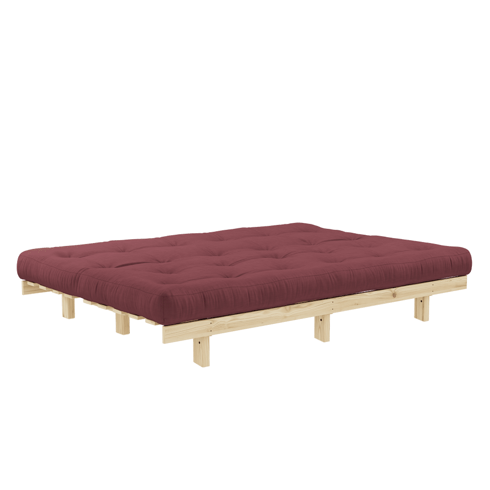 Karup Design LEAN RAW W. 5-LAYER MIXED MATTRESS BORDEAUX