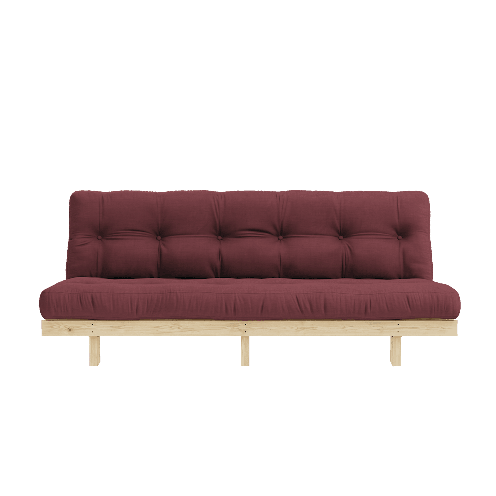 Karup Design LEAN RAW W. 5-LAYER MIXED MATTRESS BORDEAUX