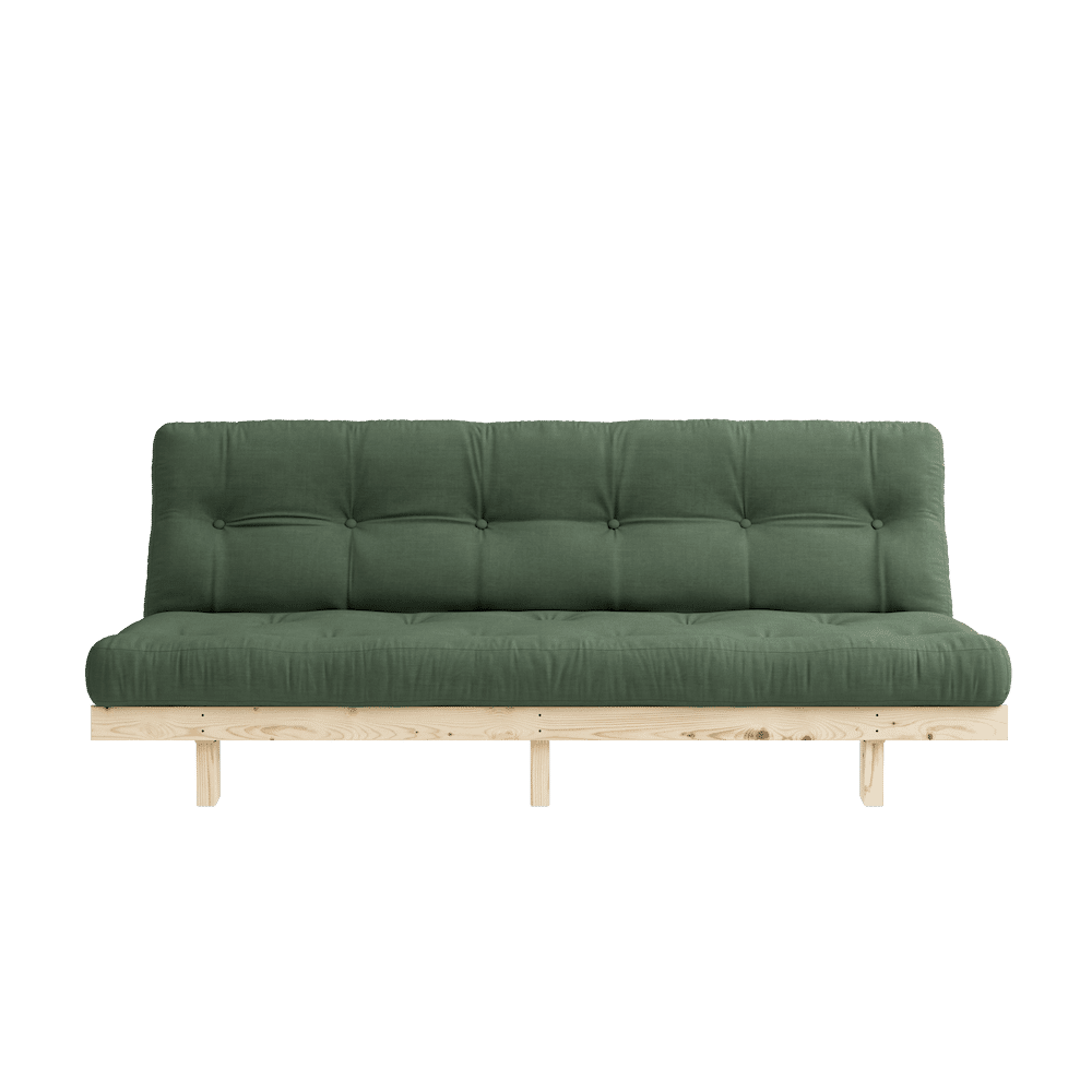 Karup Design LEAN RAW W. 5-LAYER MIXED MATTRESS OLIVE GREEN