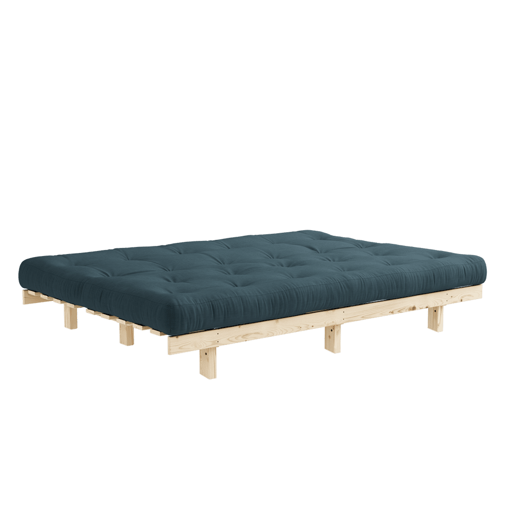 Karup Design LEAN RAW W. 5-LAYER MIXED MATTRESS PETROL BLUE