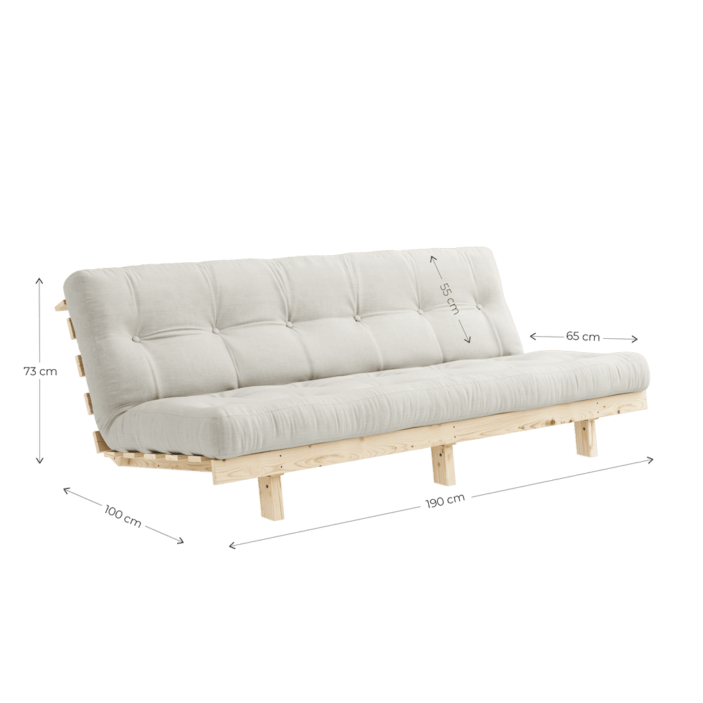 Karup Design LEAN RAW W. 5-COUCHE MIXTE MATELAS LIN