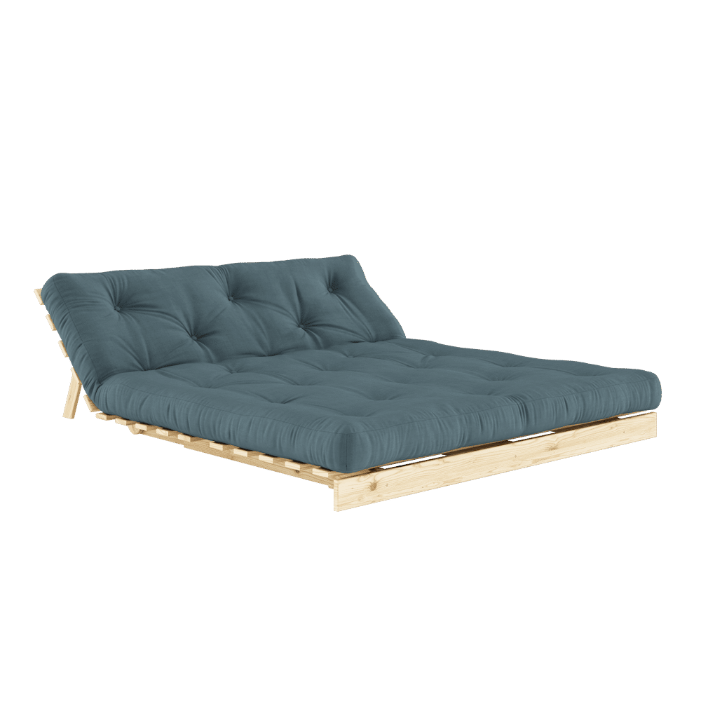 Karup Design ROOTS RAW 160 X 200 W. ROOTS MATTRESS PETROL BLUE