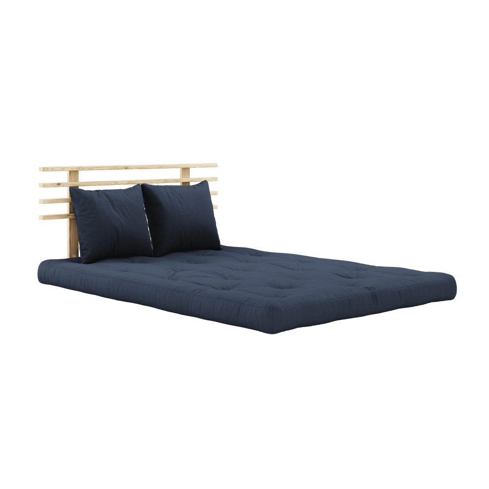 Karup Design SHIN SANO CLEAR LACQUERED W. SHIN SANO MATTRESS SET NAVY