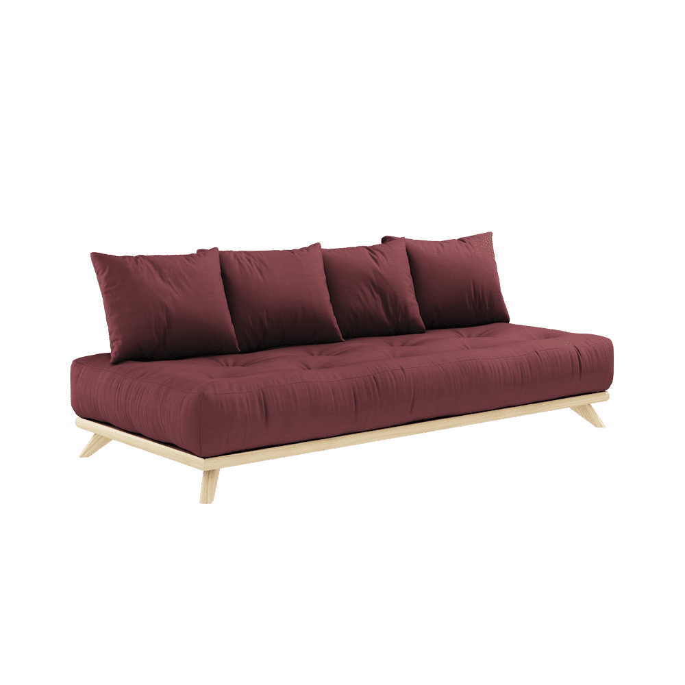 Karup Design SIN DAYBED CLARO LACADO W. SIN DAYBED COLCHÓN SET BURDEO