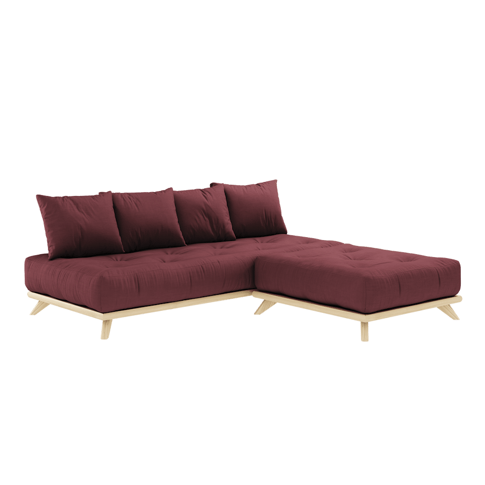 Karup Design SIN DAYBED CLARO LACADO W. SIN DAYBED COLCHÓN SET BURDEO