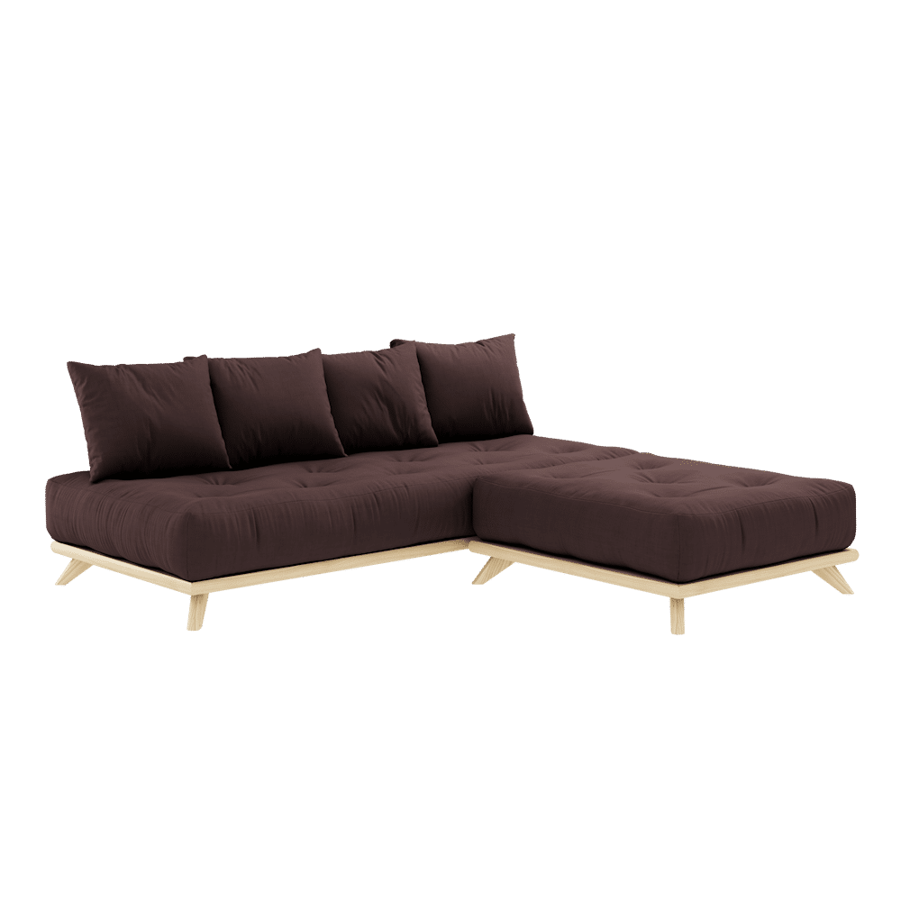 Karup Design SIN DAYBED CLARO LACADO W. SIN COLCHÓN DAYBED BROWN SET