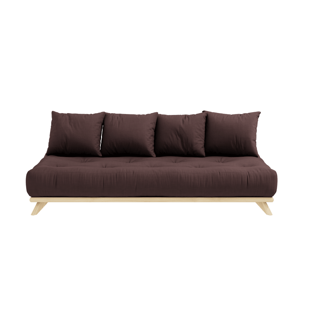 Karup Design SANS DAYBED CLAIR LAQUÉ W. SANS DAYBED MATELAS BRUN SET