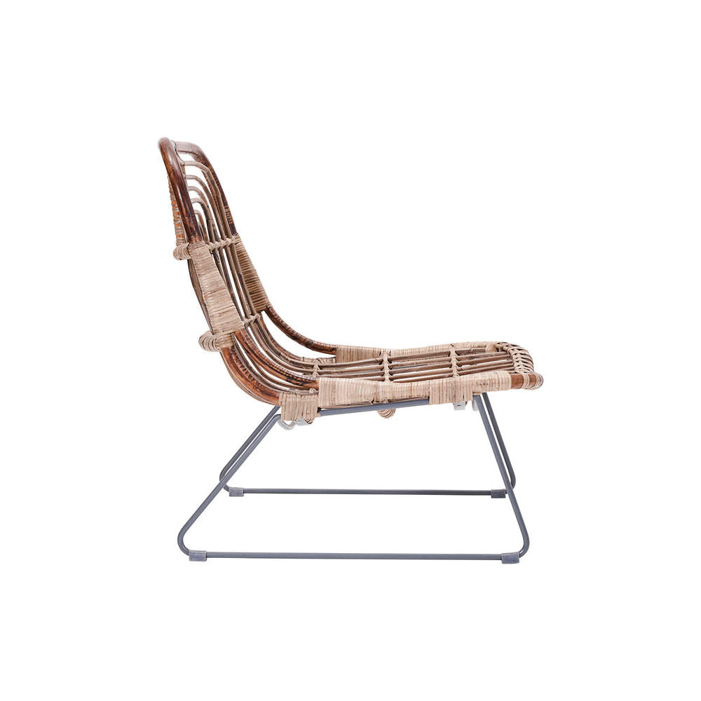 Fauteuil House Doctor, Kawa, Naturel