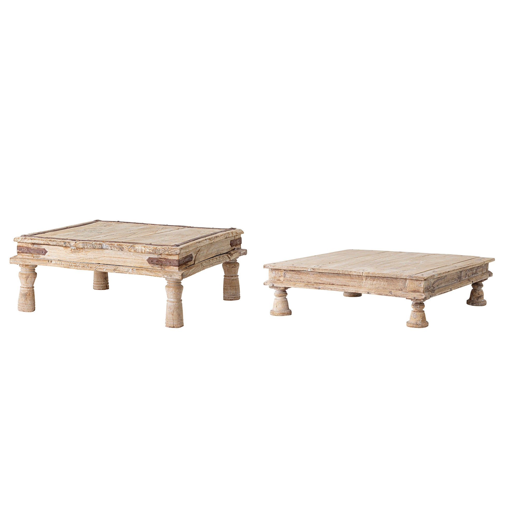 Creative Collection Fahim plinto, Naturaleza, Madera reciclada