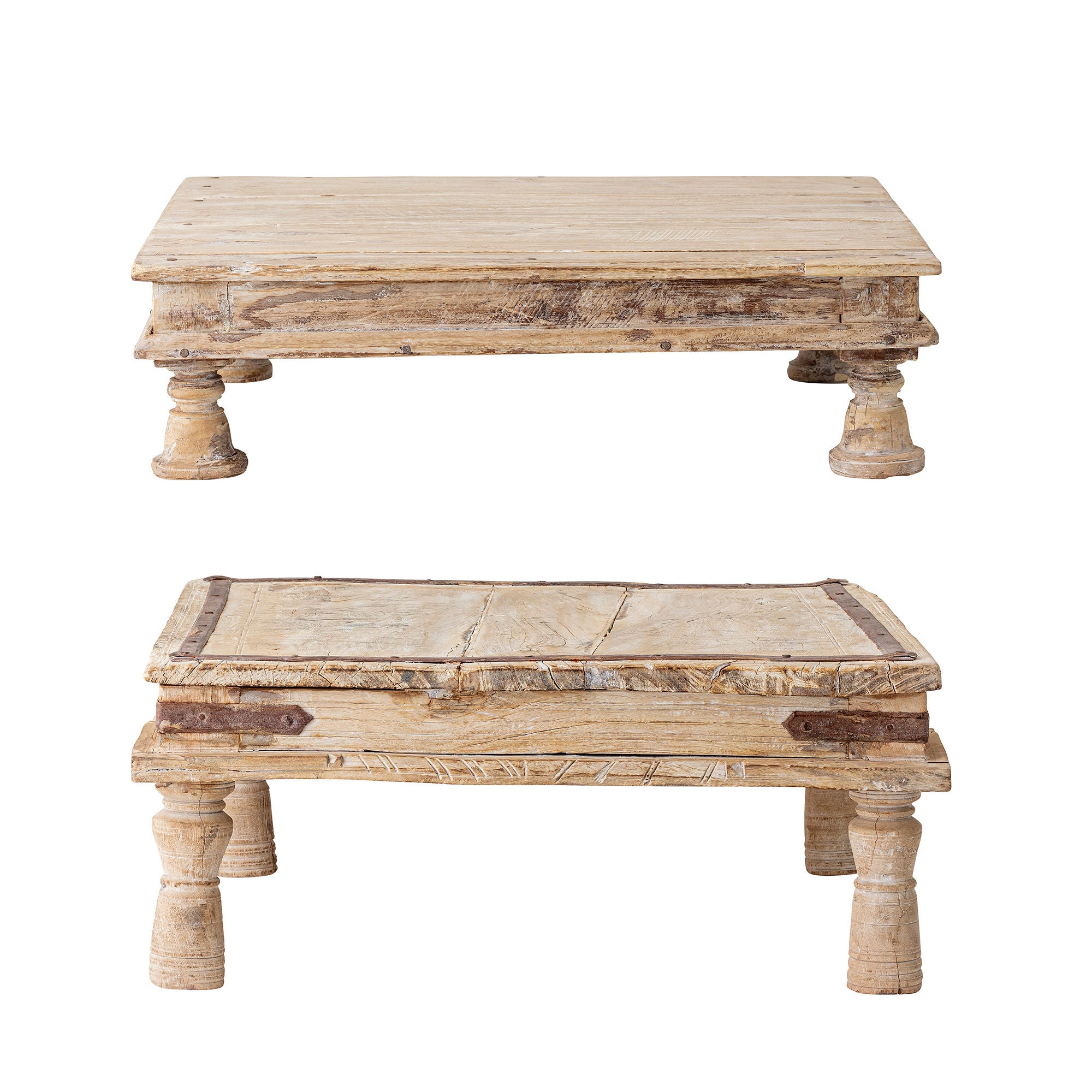 Creative Collection Fahim plinto, Naturaleza, Madera reciclada