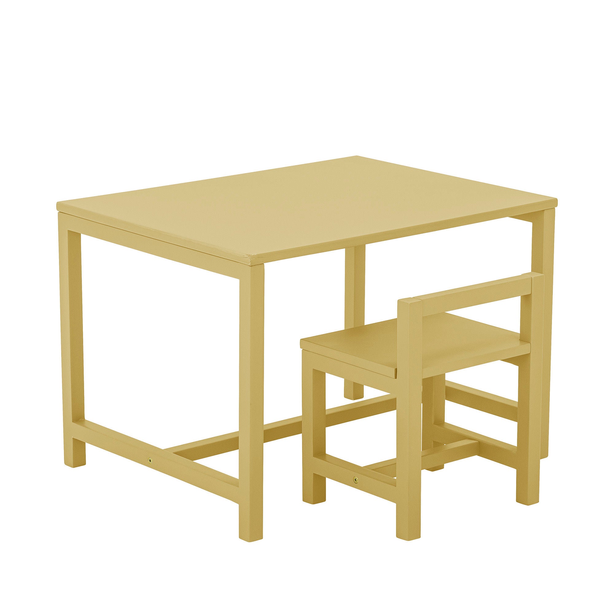 Bloomingville MINI Rese Table, Jaune, MDF