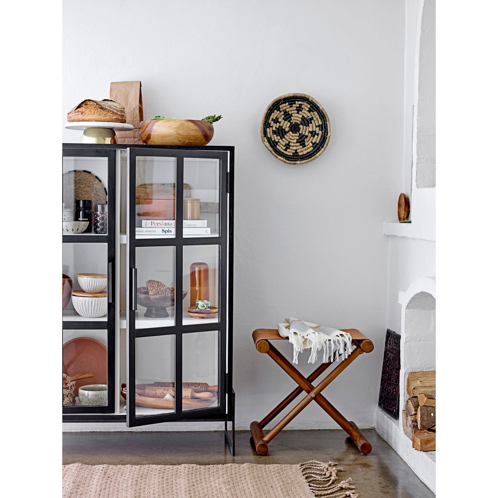 Bloomingville Opal Gabinete, Negro, Roble