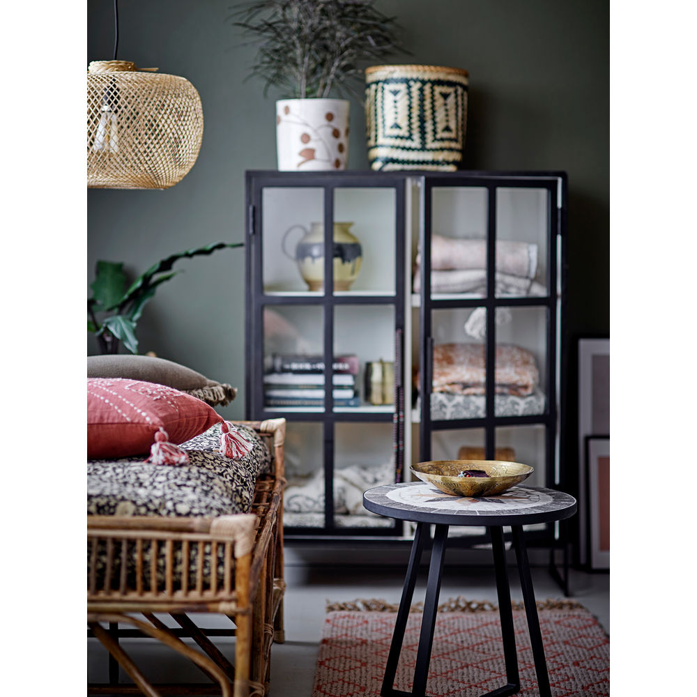 Bloomingville Opal Gabinete, Negro, Roble