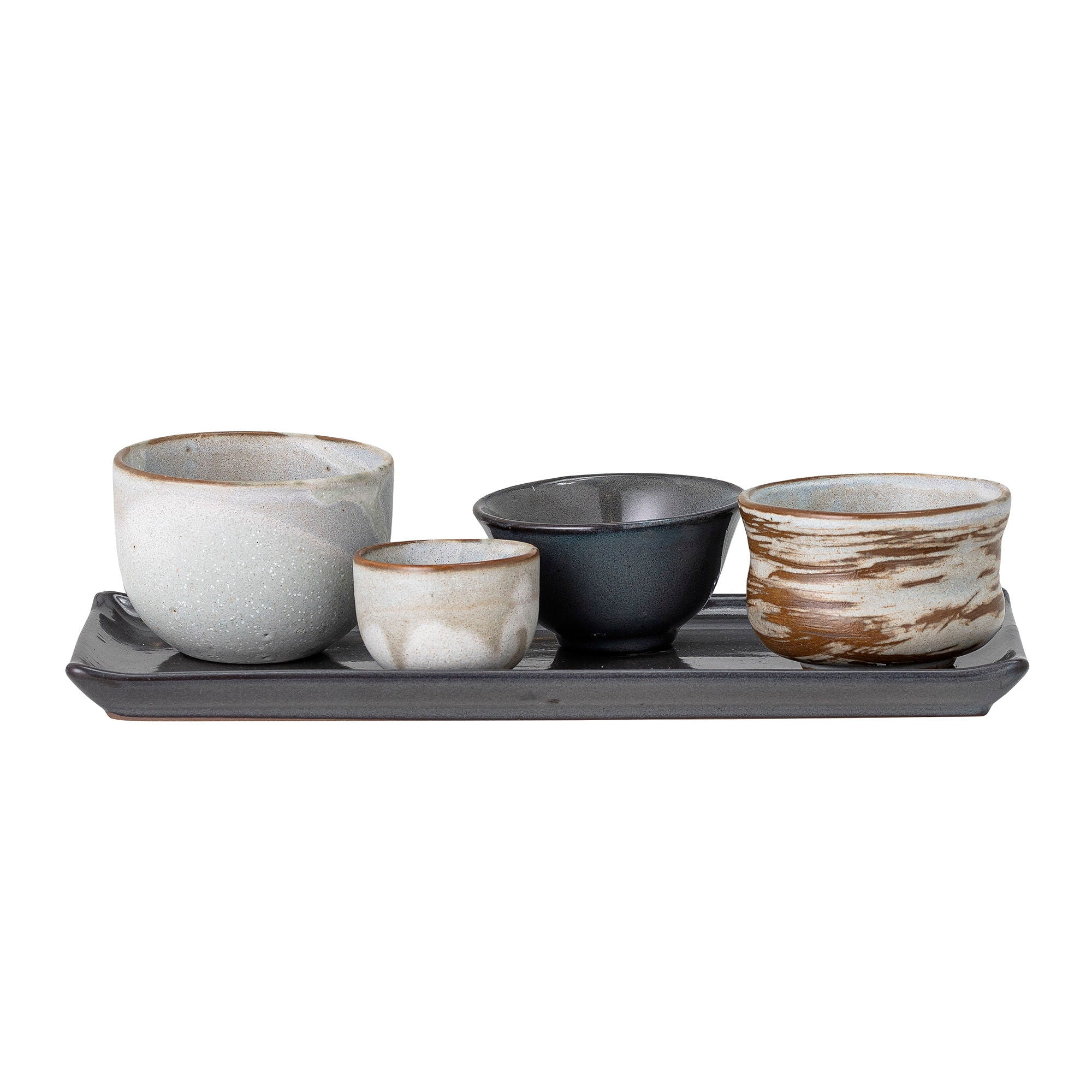 Bloomingville Masami Sushi Set, Wit, Steengoed