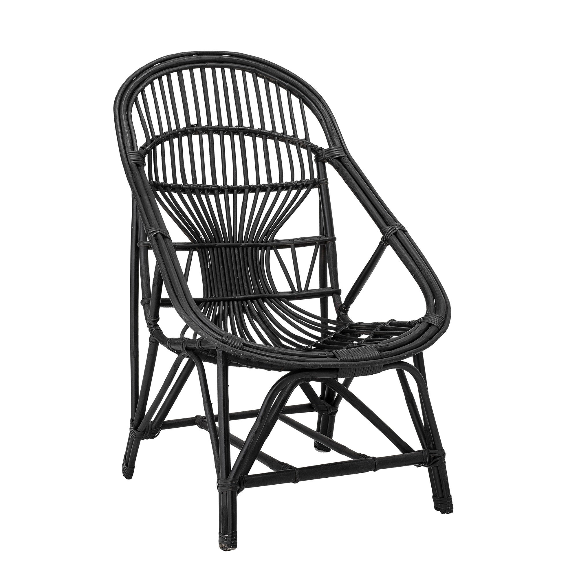 Bloomingville Silla Joline, Negro, Reed