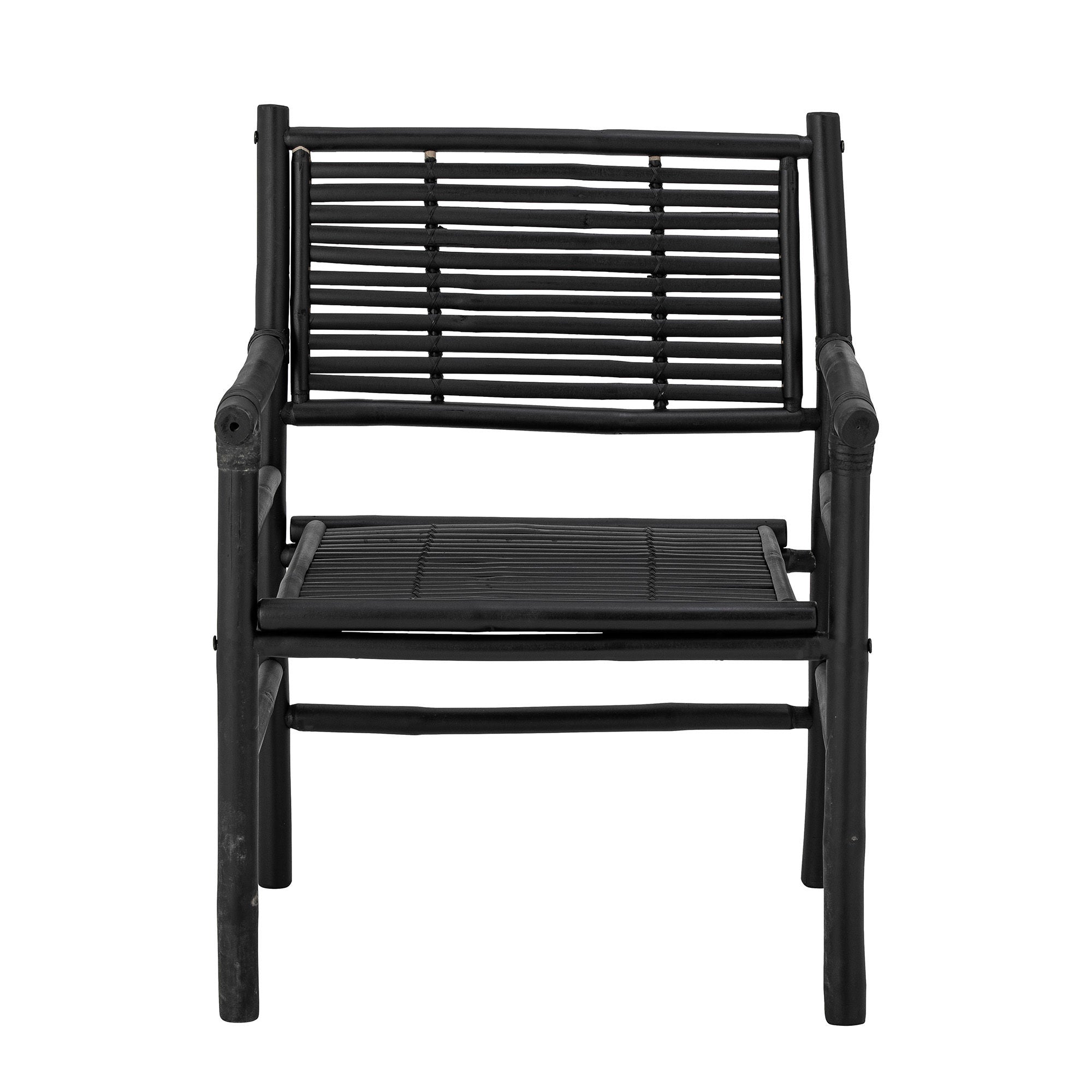 Bloomingville Silla Coen, Negro, Bambú