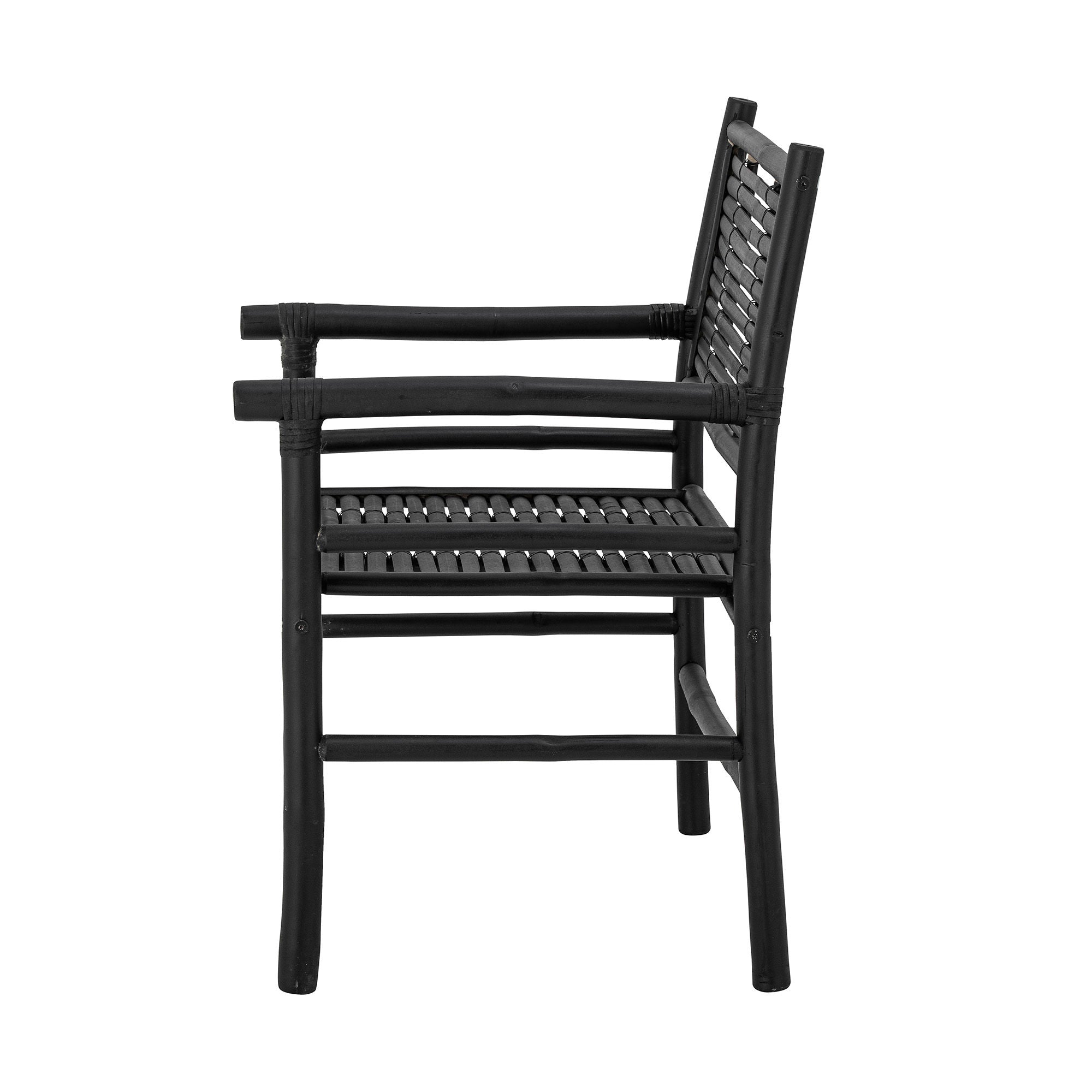 Bloomingville Chaise Coen, Noir, Bambou