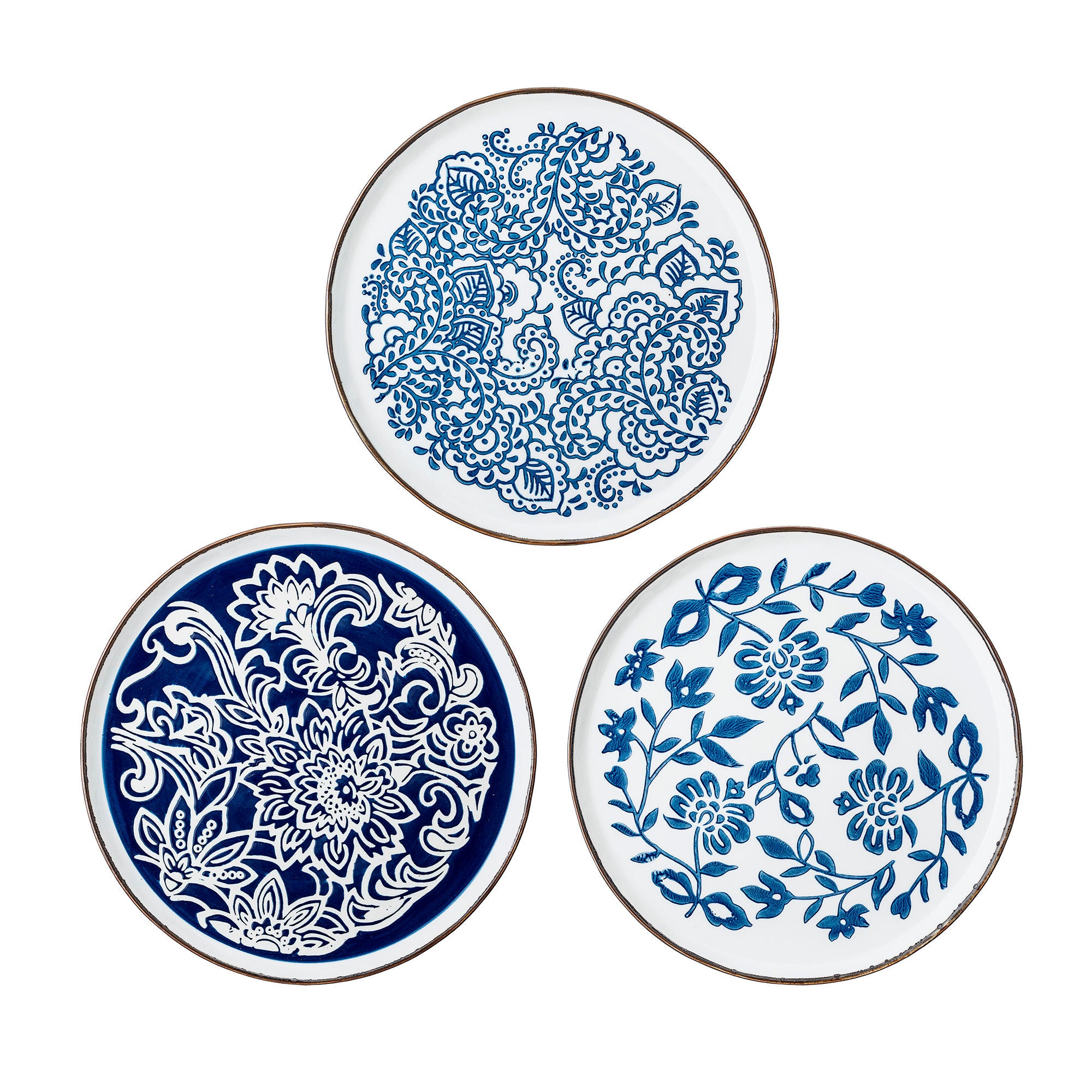 Bloomingville Molly Bord, Blauw, Steengoed