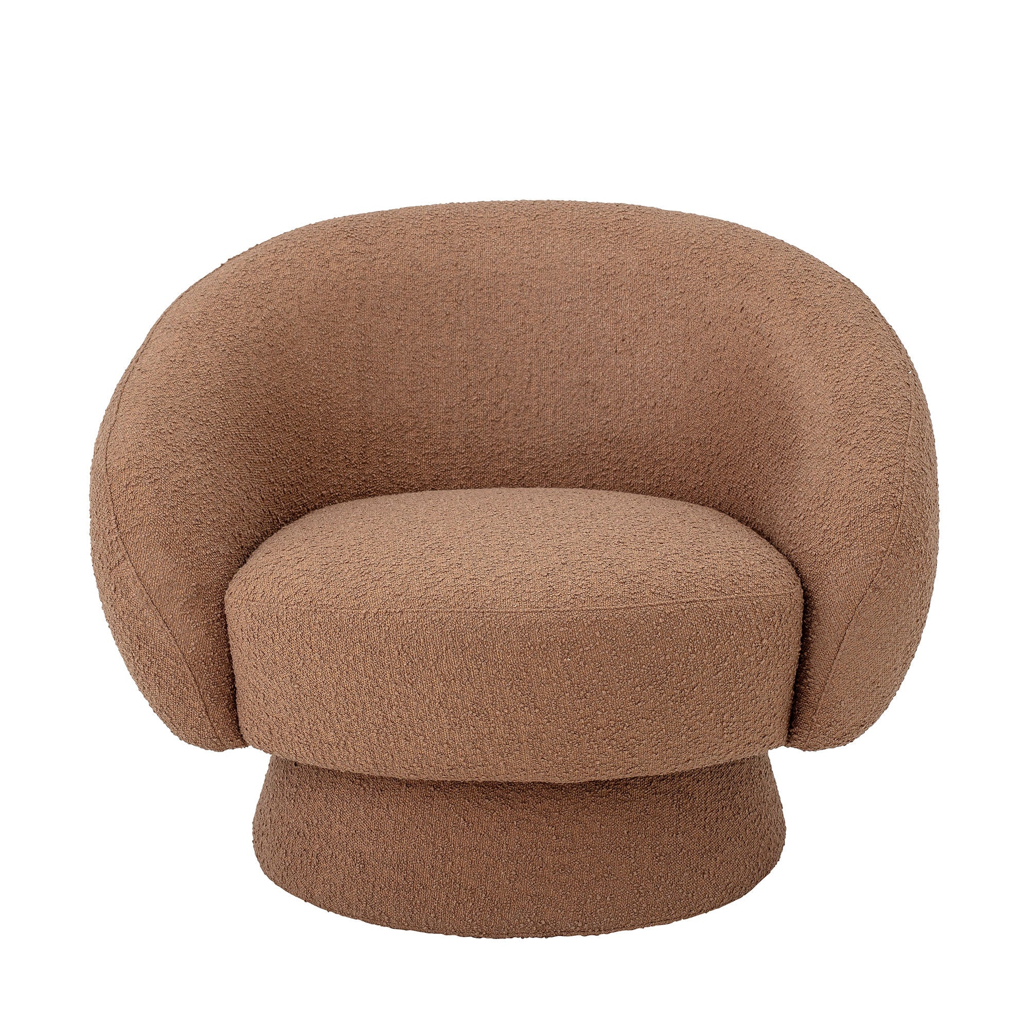 Bloomingville Chaise Ted, Marron, Polyester