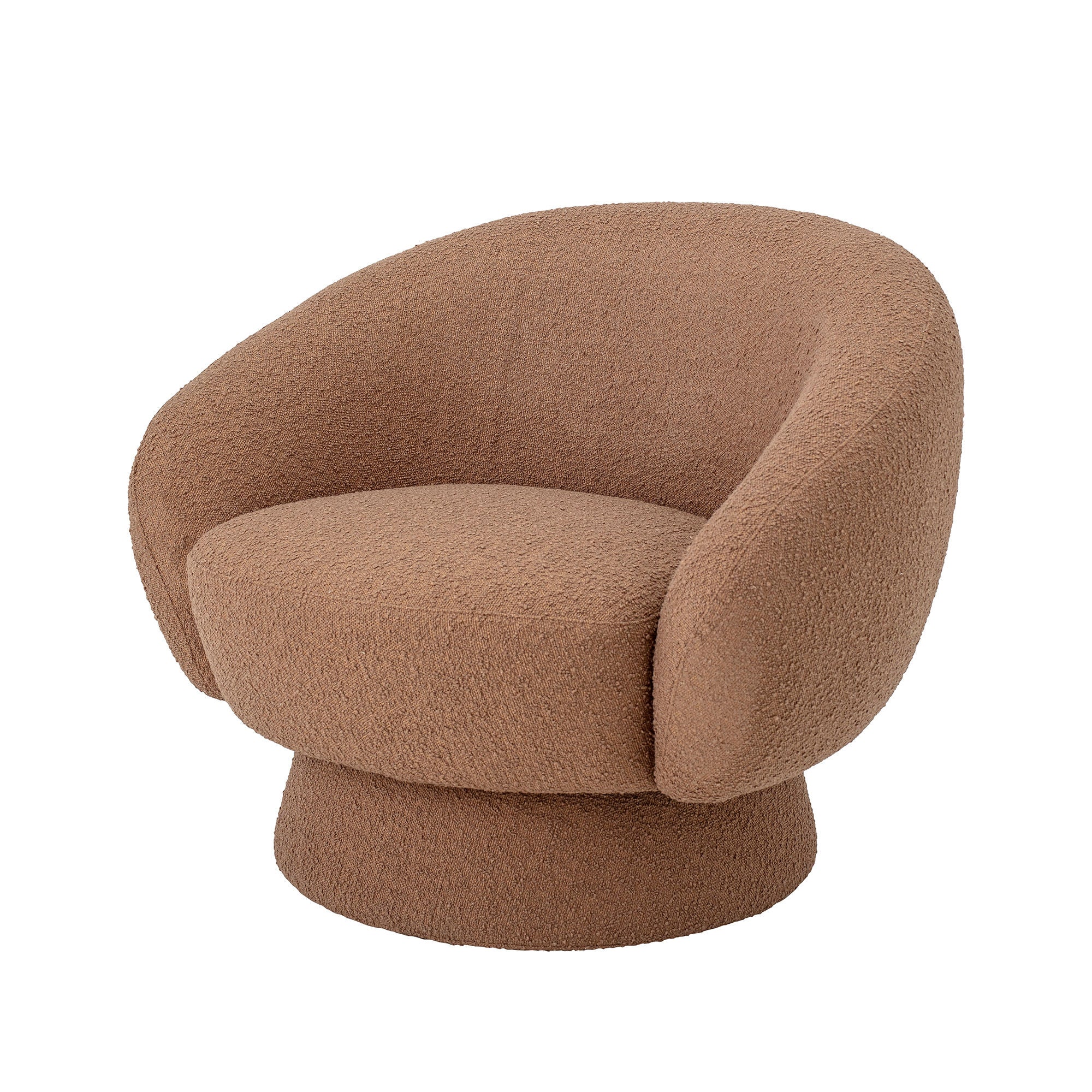 Bloomingville Chaise Ted, Marron, Polyester