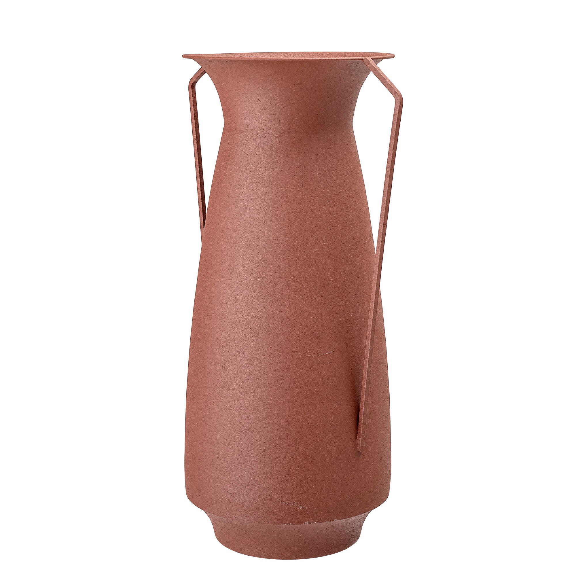 Bloomingville Rikkegro Vase, Marron, Métal