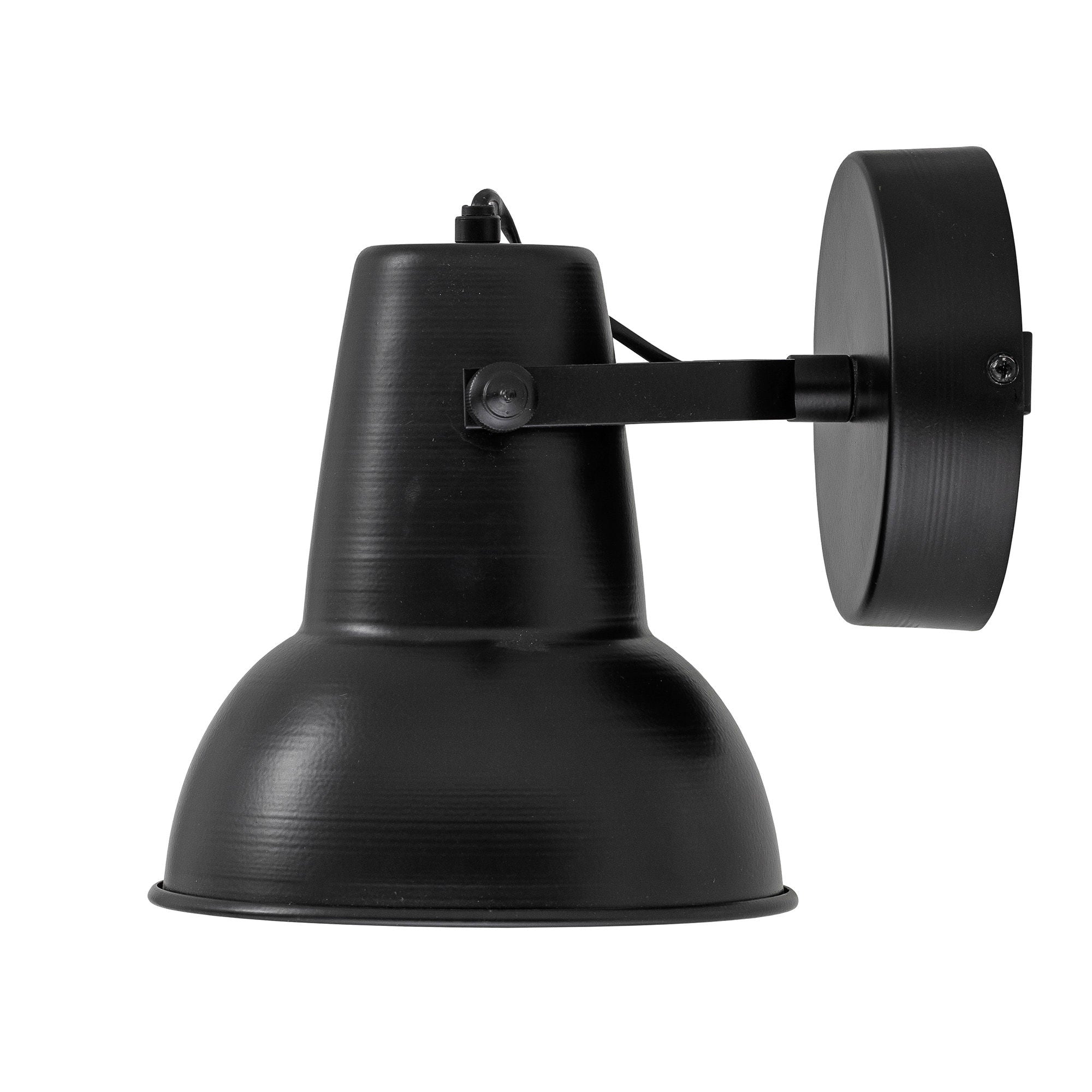 Blooming ville Nikos Wand lampe, Schwarz, Metall