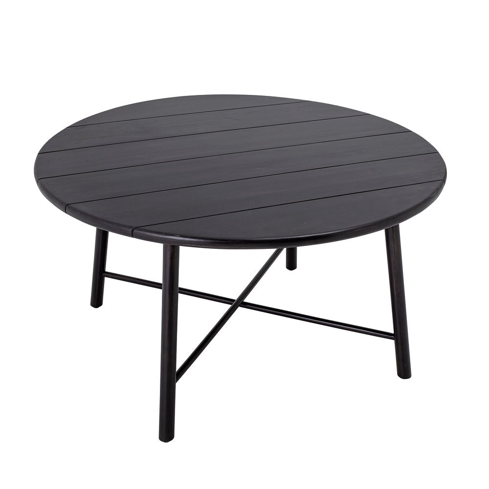 Creative Collection Mesa de comedor Lope, negro, acacia