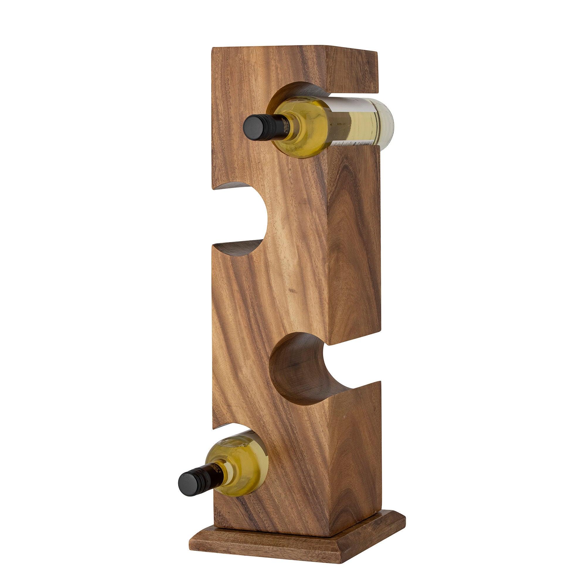 Bloomingville Ellion Wine Rack, marrón, acacia