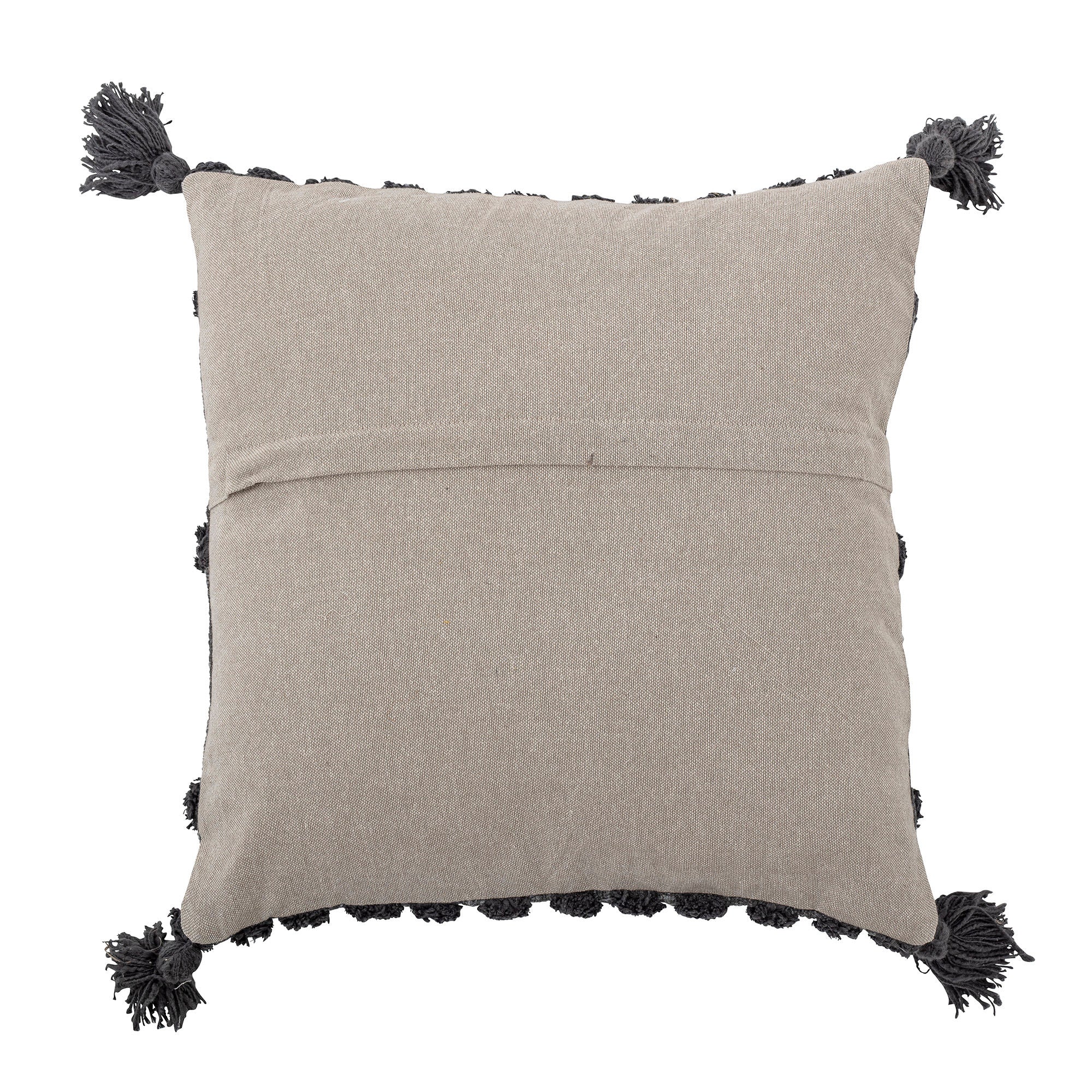 Bloomingville Coussin Adiva, Gris, Coton