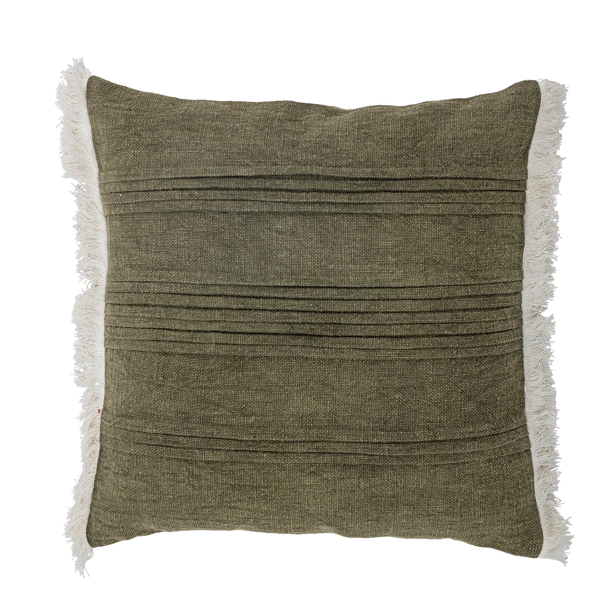 Bloomingville Coussin He, Vert, Coton