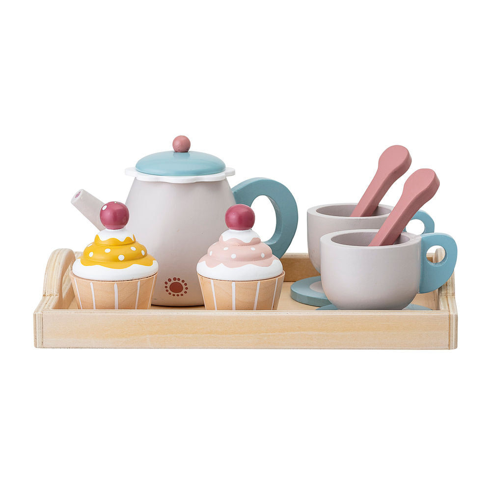 Bloomingville MINI Gentrim Playset, comida, gris, FSC®Madera contrachapada 100%