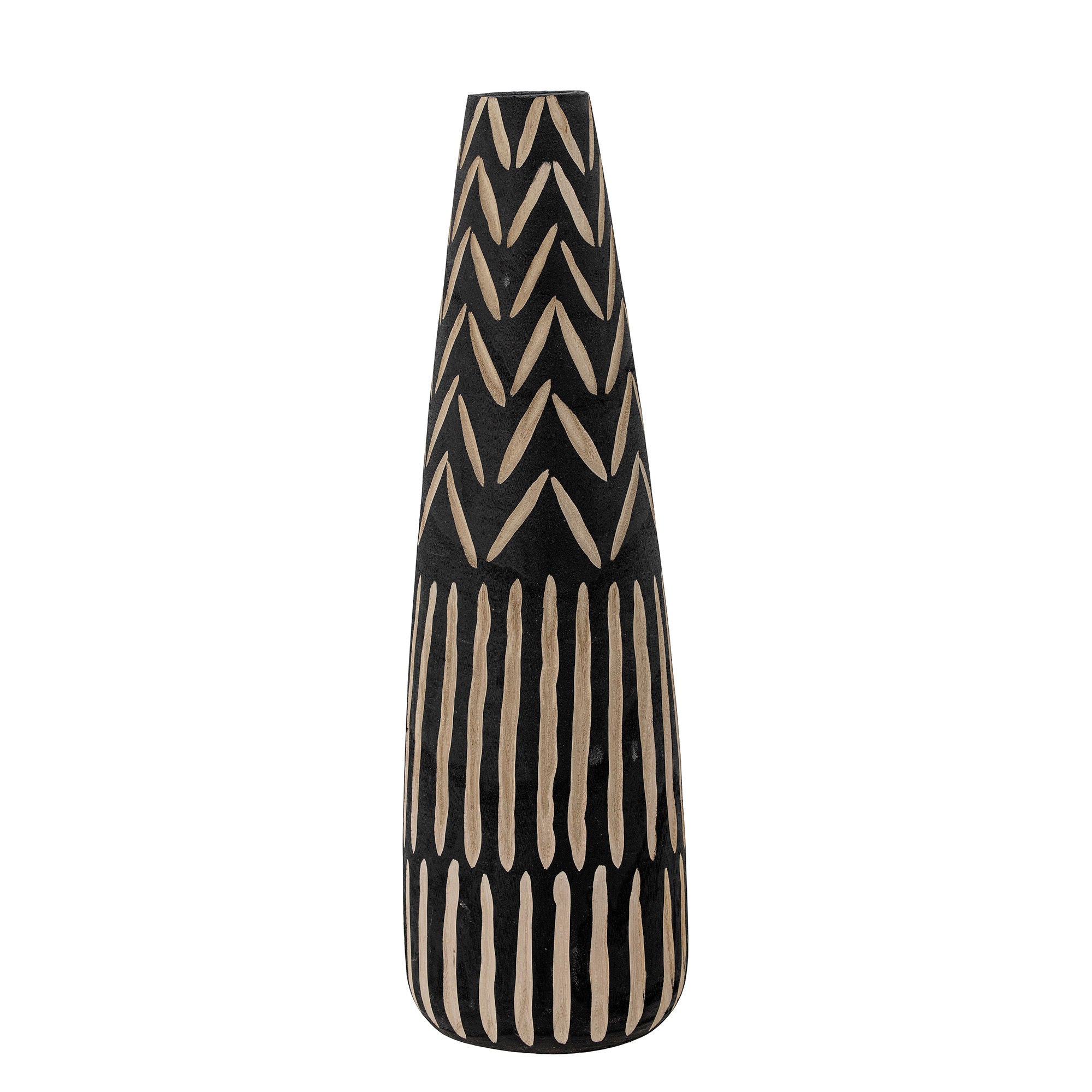 Kreative Sammlung Noami Deco Vase, Schwarz, Paulo wnia