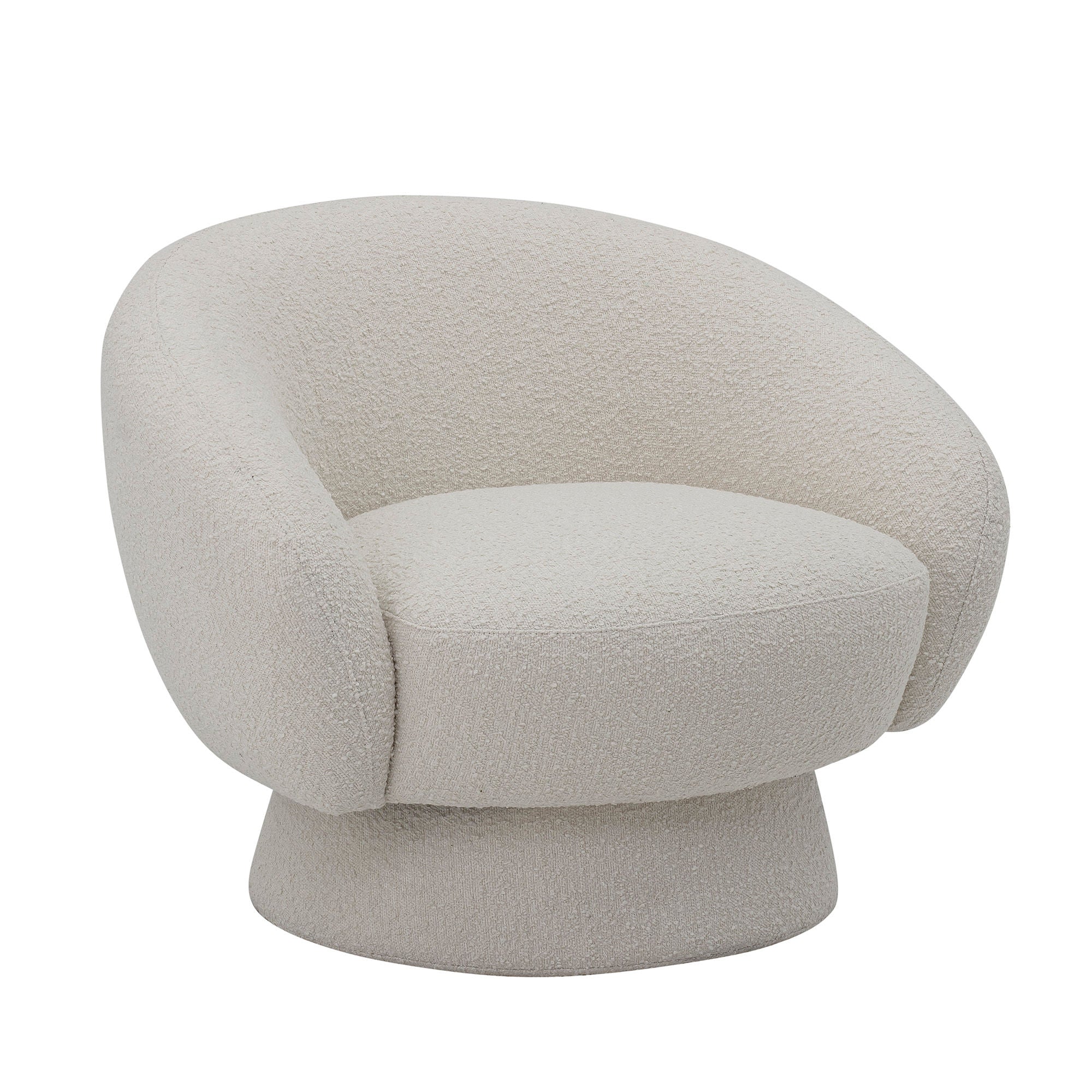 Bloomingville Chaise Ted, Blanc, Polyester