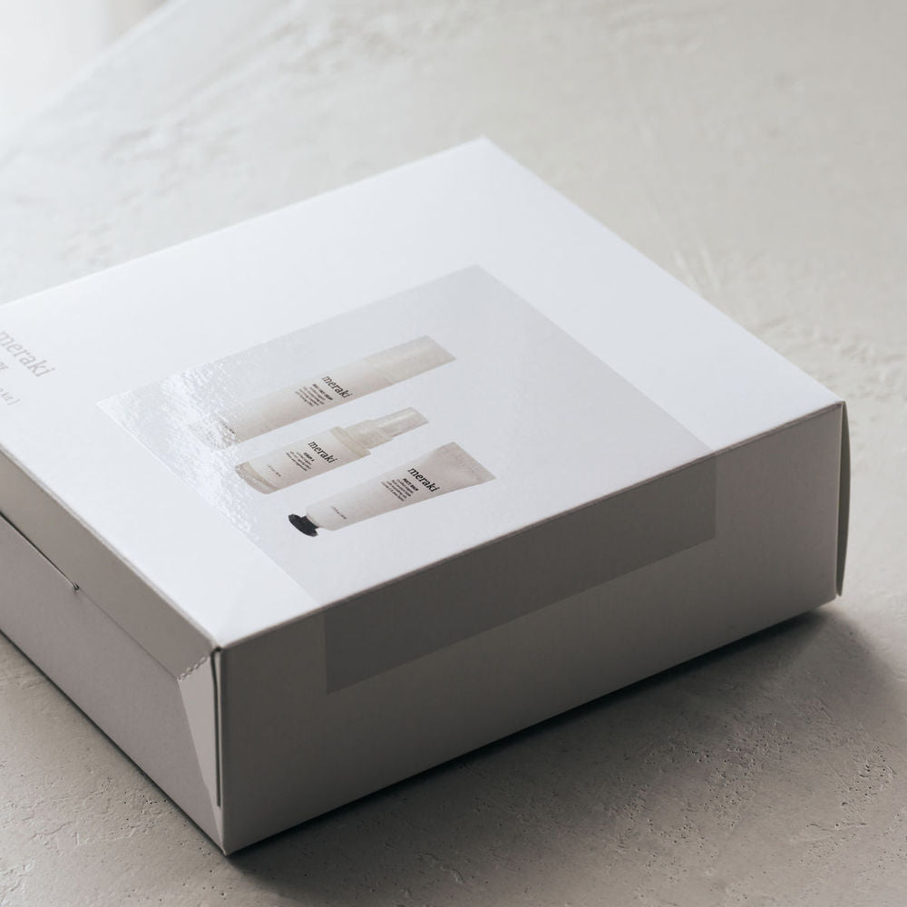 Meraki Cadeaubox, El kit de moistrising-Cara son