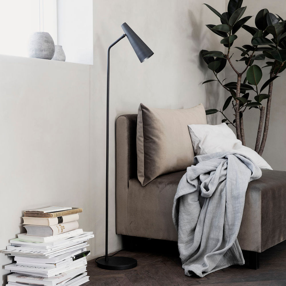 House Doctor Vloerlamp, Precise, Mat zwart