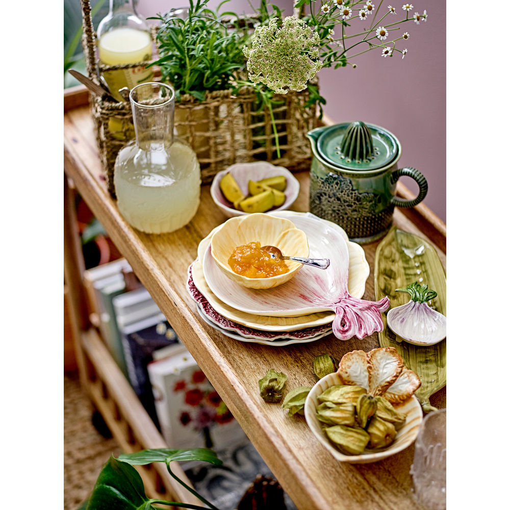 Creative Collection Mimosa serveerbord, groen, steengoed