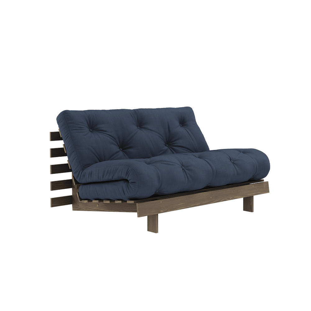 Karup Design WURZELN CAROB BROWN 140X200 W. SCHWEDEN MATRATZE NAVY