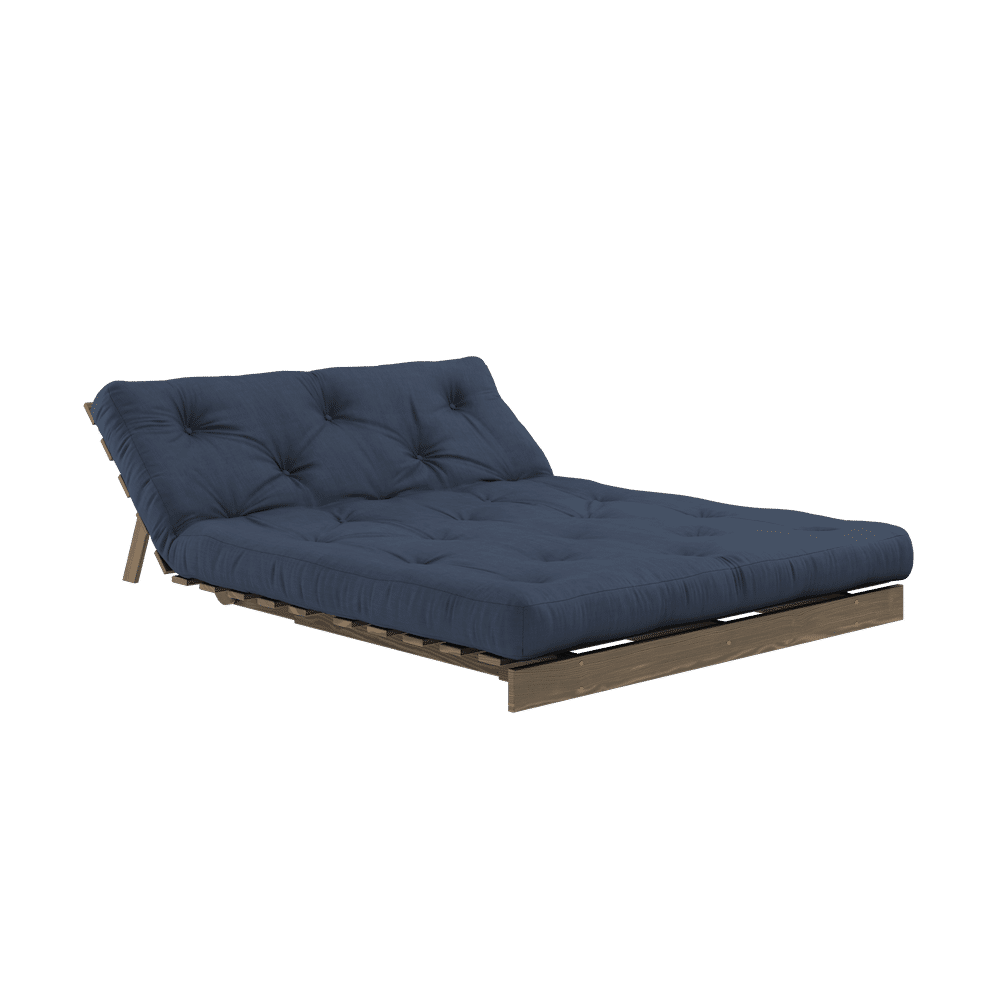 Karup Design WURZELN CAROB BROWN 140X200 W. SCHWEDEN MATRATZE NAVY