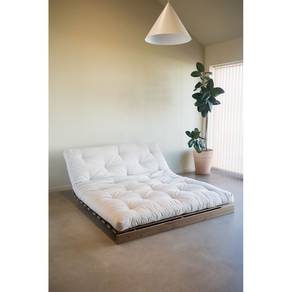 Karup Design ROOTS CAROB BROWN 160 X 200 W. ROOTS MATTRESS BEIGE