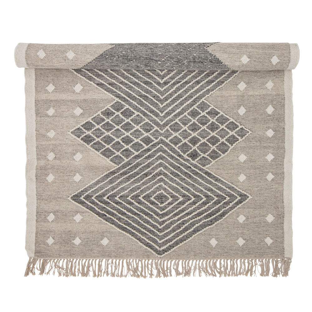 Creative Collection Tapis Esme, Gris, Laine