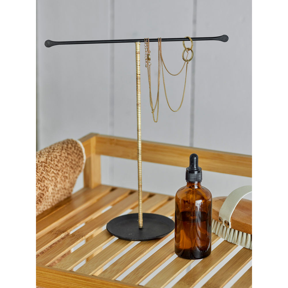 Bloomingville Kaluba Jewelry Stand, Black, Metal