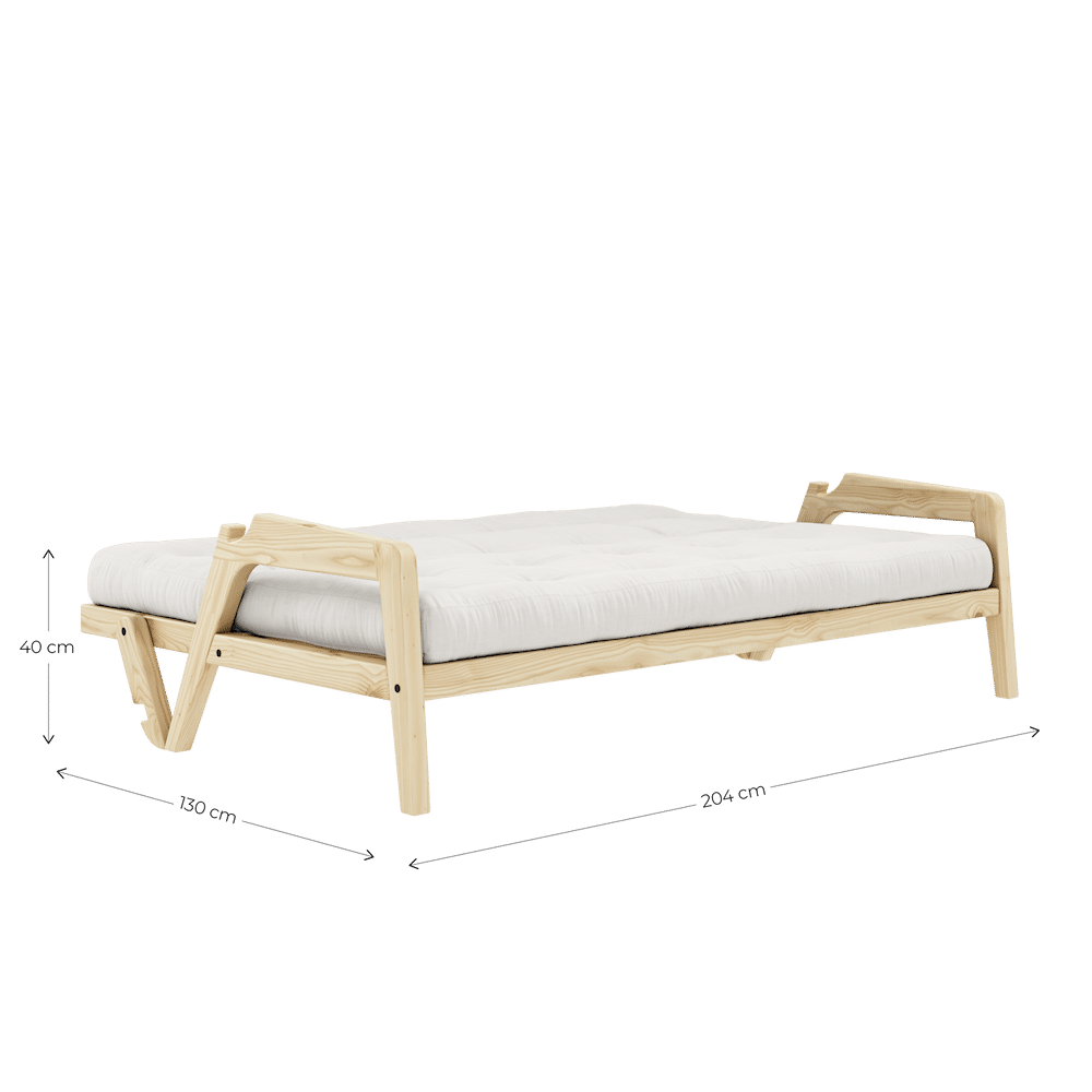 Karup Design SAISIR CLAIR LAQUE W. 5-COUCHE MIXTE MATELAS MIEL