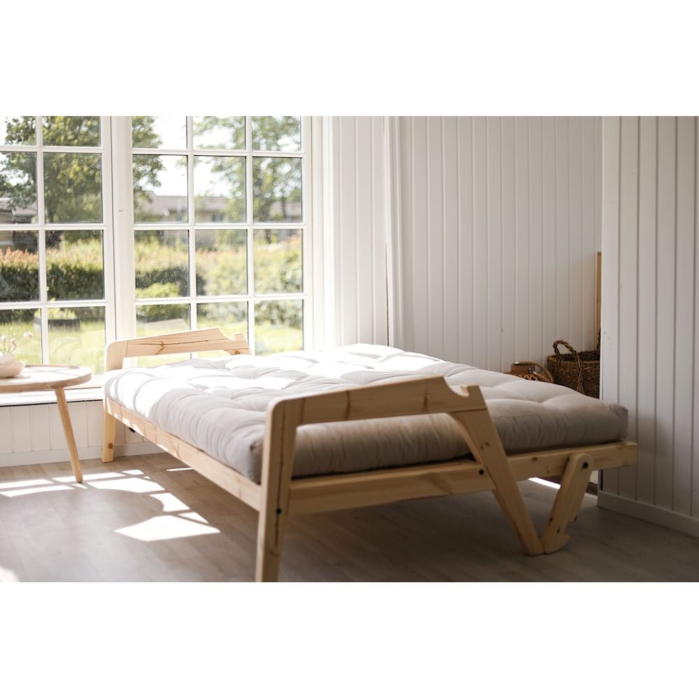 Karup Design SAISIR CLAIR LAQUE W. MATELAS MIXTE 5 COUCHES MOCCAA