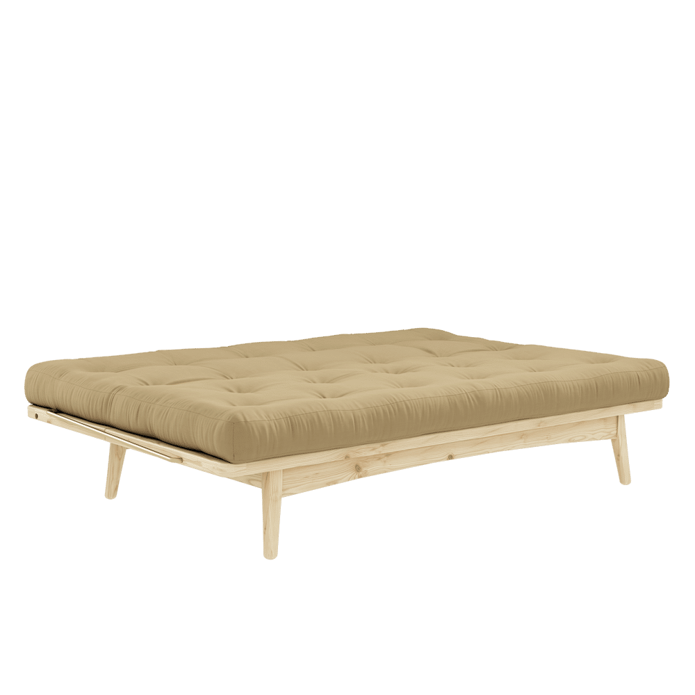 Karup Design FOLK KLARE LACKIERT W. 5-Schicht GEMISCHTE MATRATZE WEIZEN BEIGE