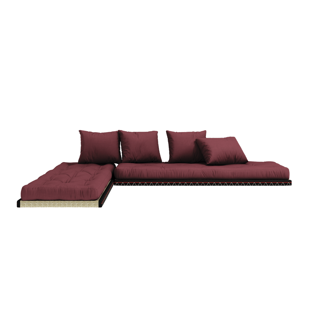 Karup Design CHICO BORDEAUX W. 2 TATAMI 80 X 200 W. 2 CHICO MATTRESS SET BORDEAUX